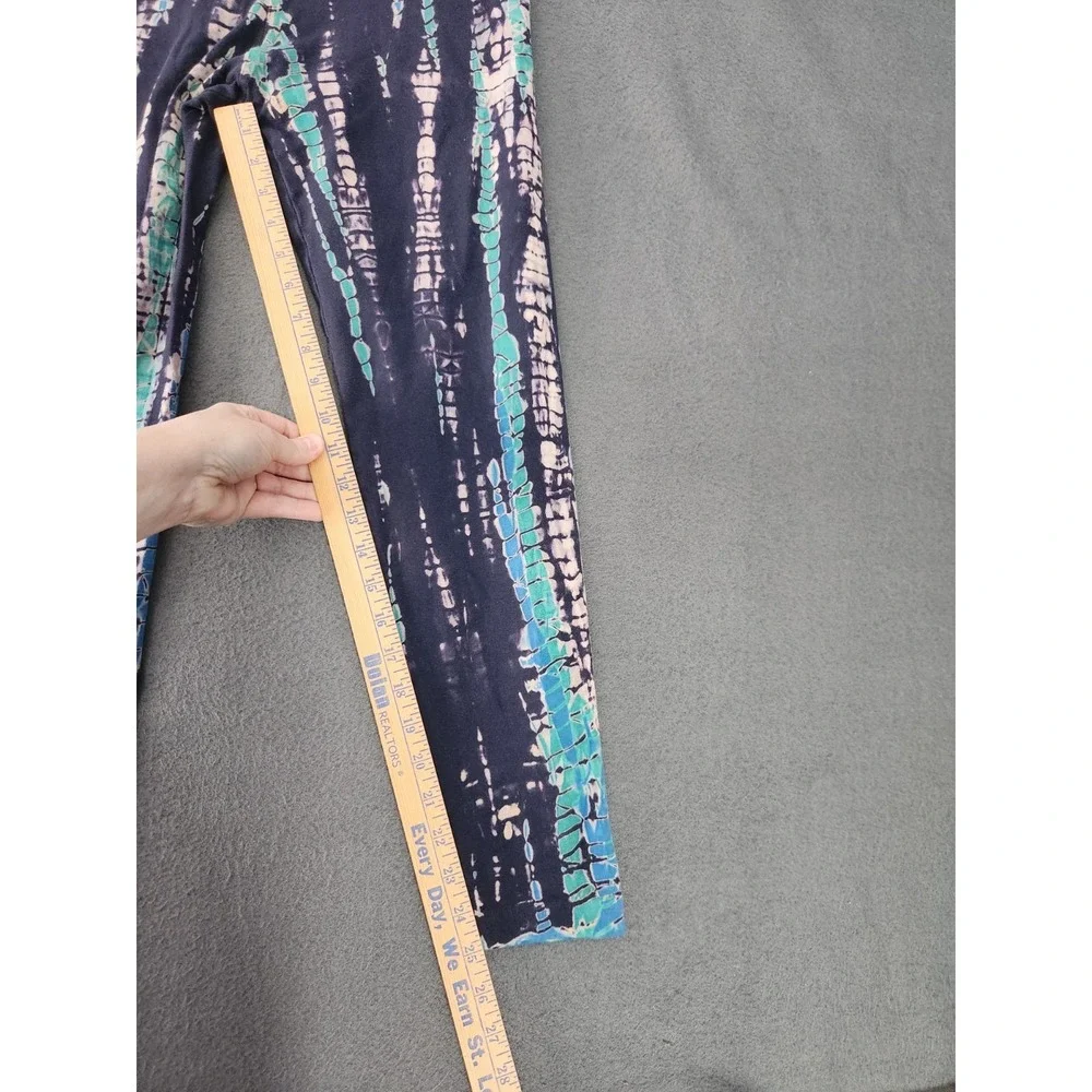 Hard Tail Forever Legging Tie-Dye Yoga Size Large Ankle Y2K Gym Run Lowrise NWOT